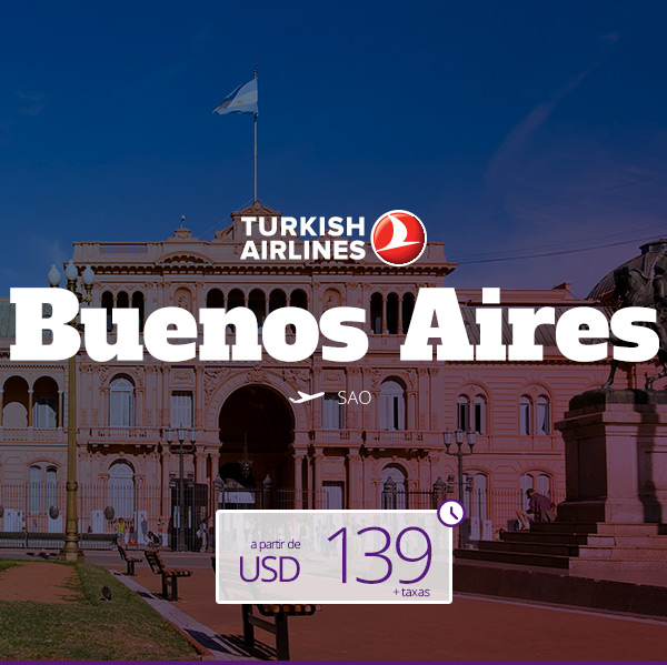 Turkish Airlines - BUE com saÃ­das SAO